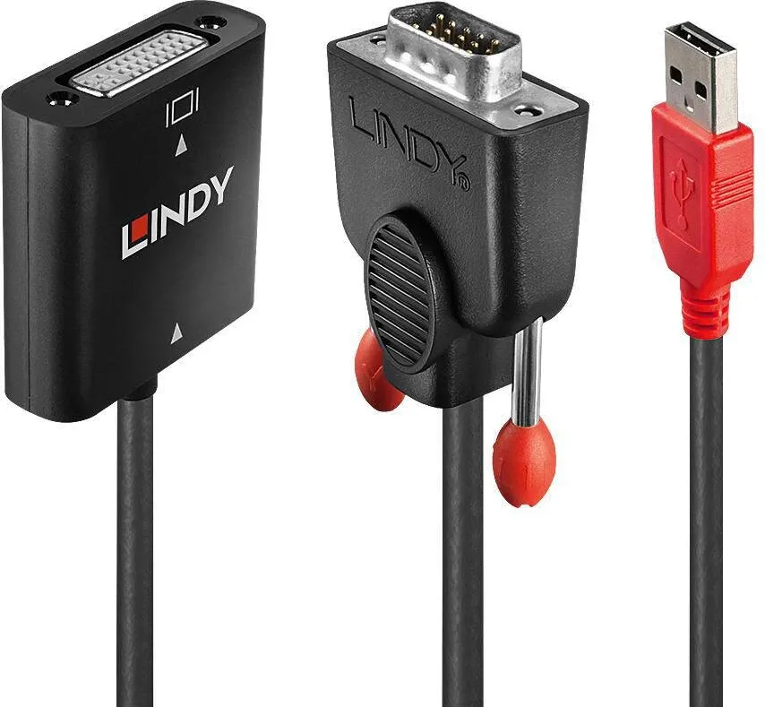 Adaptor Lindy Adap Lindy VGA to DVI-D Converter