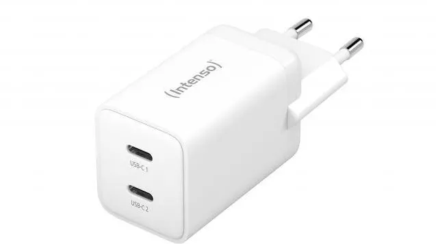 Intenso Power Adapter W40CC GaN white 2x USB-C 40W