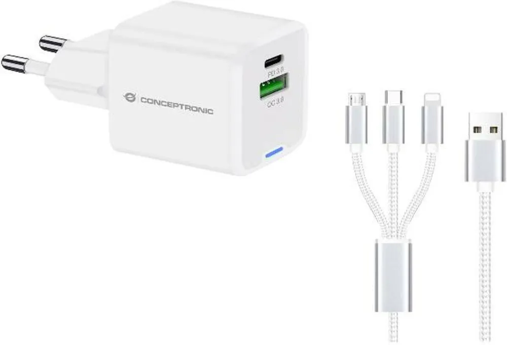 CONCEPTRONIC ALTHEA16W 2-Port 33W GaN USB PD Charger