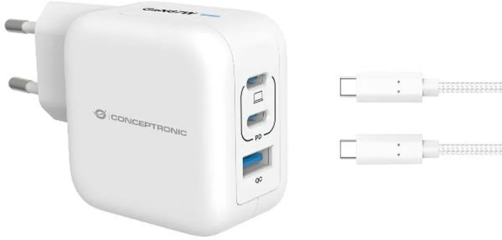 CONCEPTRONIC ALTHEA17W 3-Port 67W GaN USB PD Charger