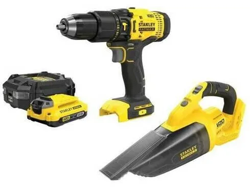 STANLEY Zestaw 2 elementowy 18V z aku SFMCK219D1 STANLEY