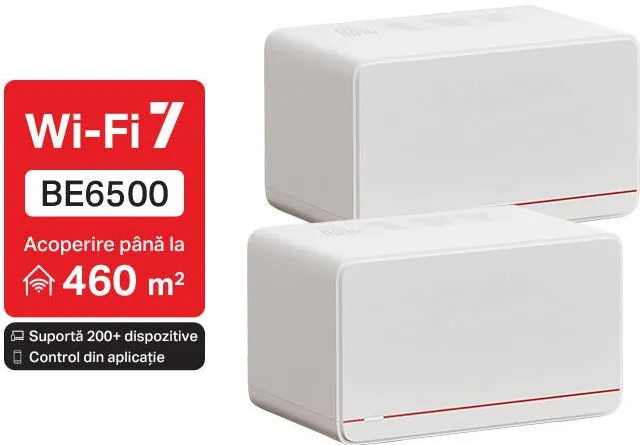 Router Wireless MERCUSYS Mercusys BE6500 Home Mesh Wi-Fi 7