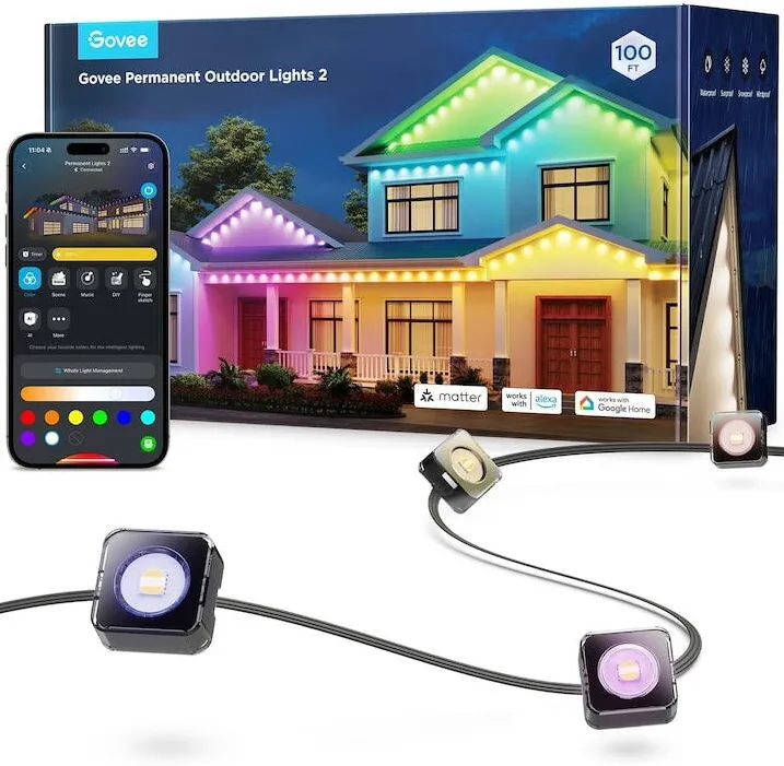 Govee Govee H705E Permament Outdoor Lights 2 30m | Oświetlenie LED | RGBICW, Wi-Fi, Bluetooth, IP67