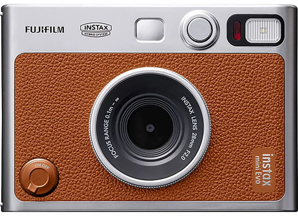 Aparat foto compact FUJIFILM instax mini evo Type C brown