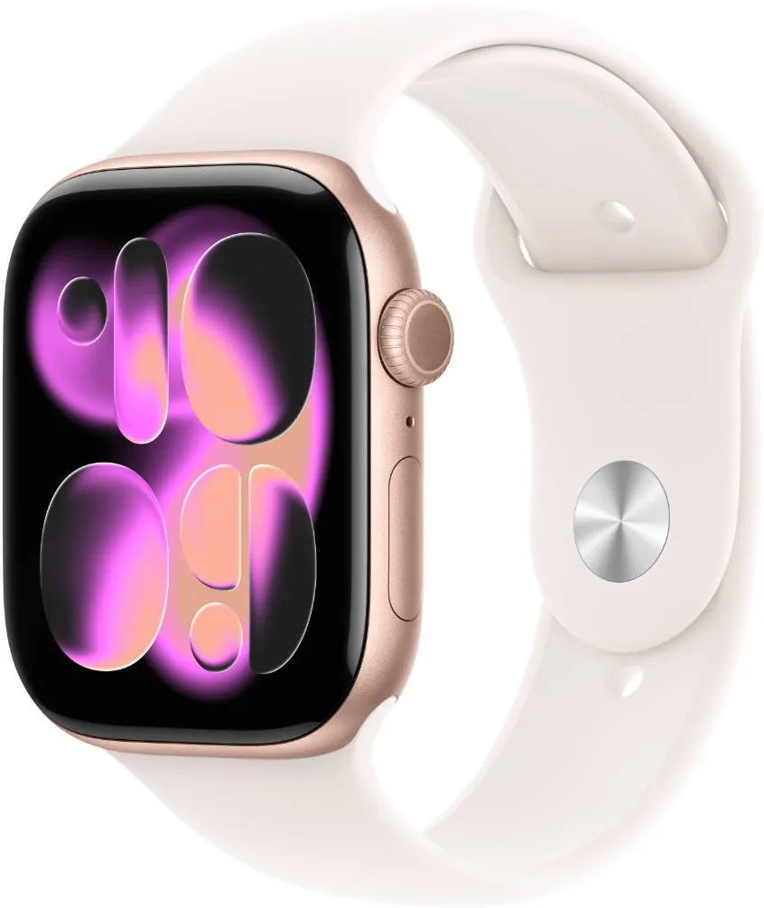 Smartwatch Apple Apple Watch 11 42mm GPS Alu S/M Sport Band rose gold/light blush