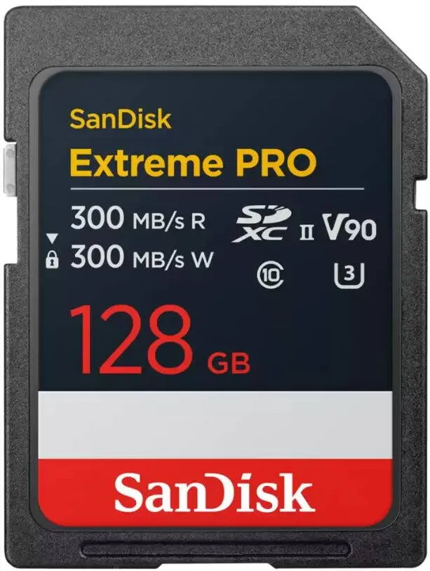 Card de Memorie SanDisk SanDisk ExtremePRO SDXCV90 128GB 300MB UHS-II  SDSDXDM-128G-GN4IN