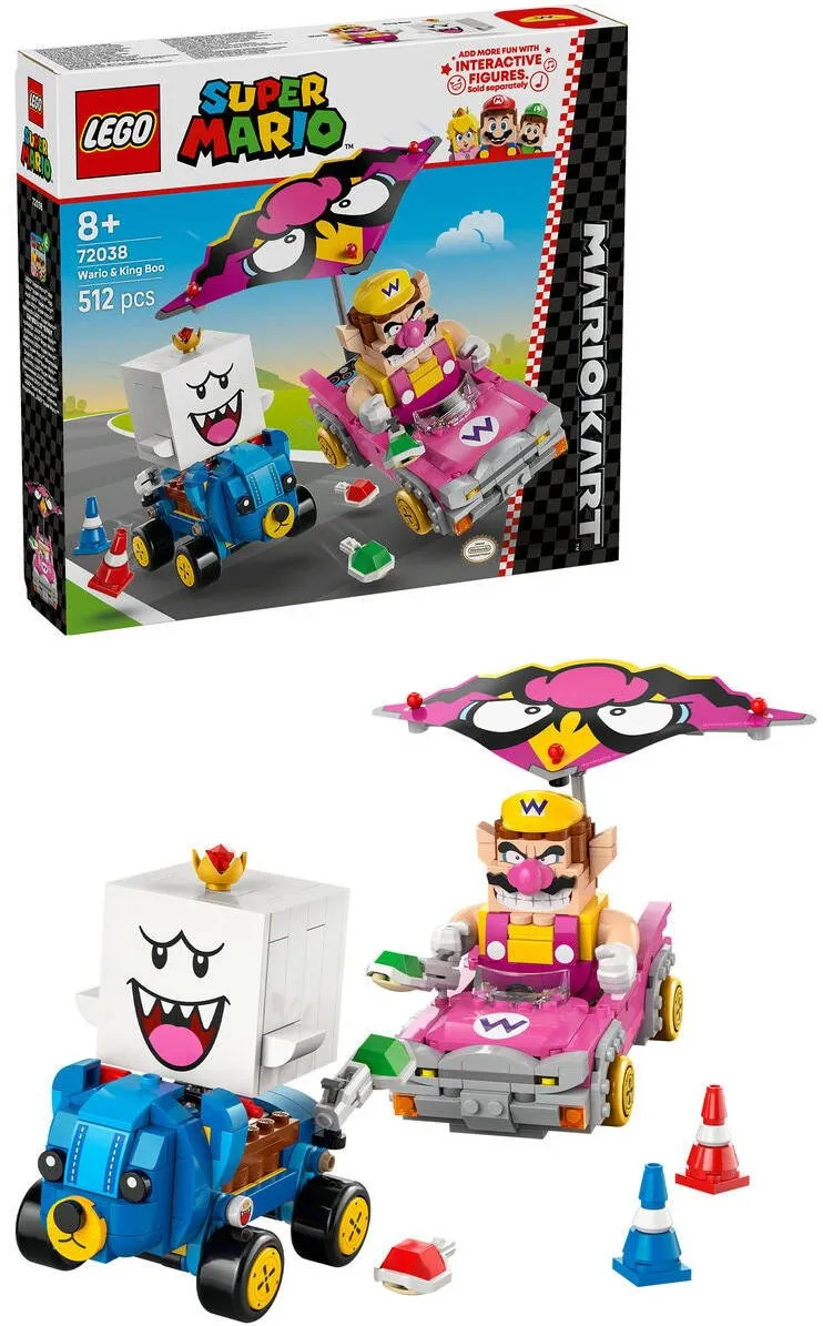 LEGO Bricks Super Mario 72038 Mario Kart Wario and King Boo