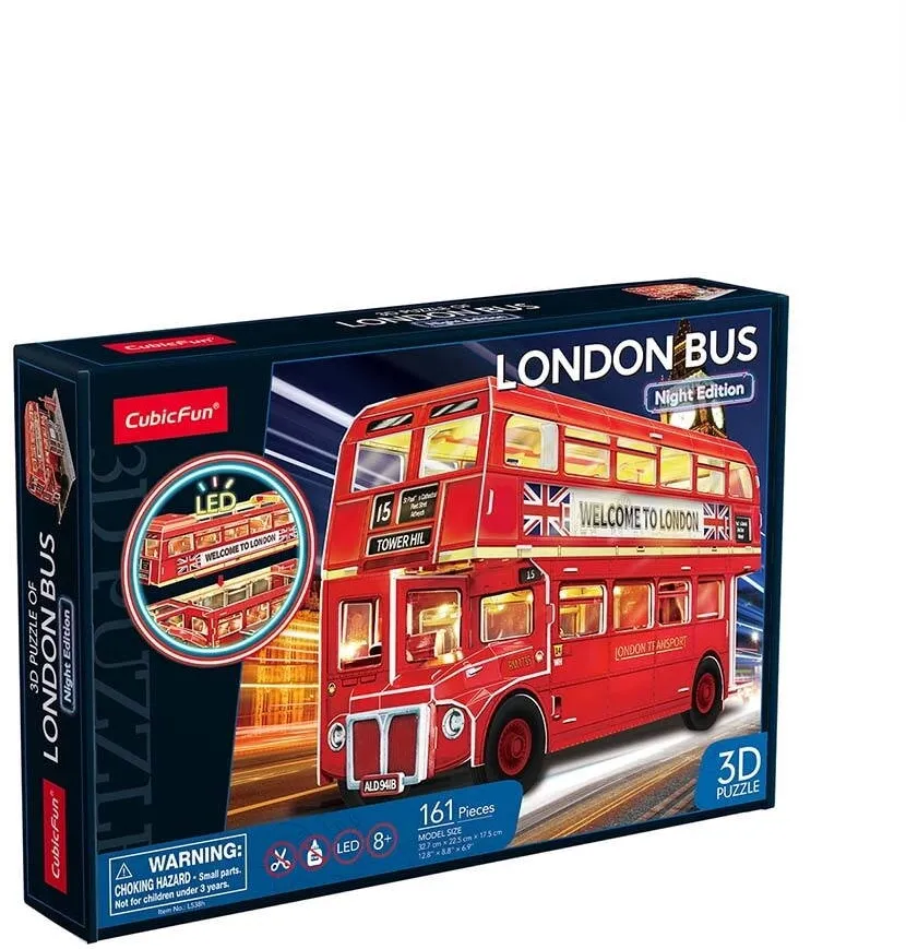 Puzzle Cubic Fun 3D puzzle - London bus