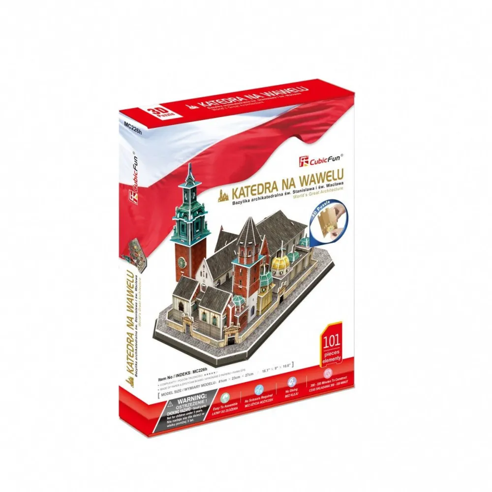 Puzzle Cubic Fun Puzzle 3D Wawel Cathedral 101 pieces