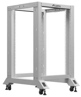 Rack LANBERG Open rack stand 19 inches 18U 600x800 grey