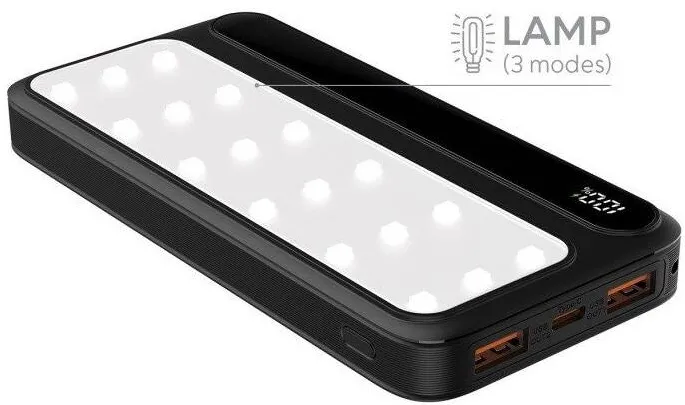 Rebeltec Powerbank P10 LCDPD 10 000mAh LAMP