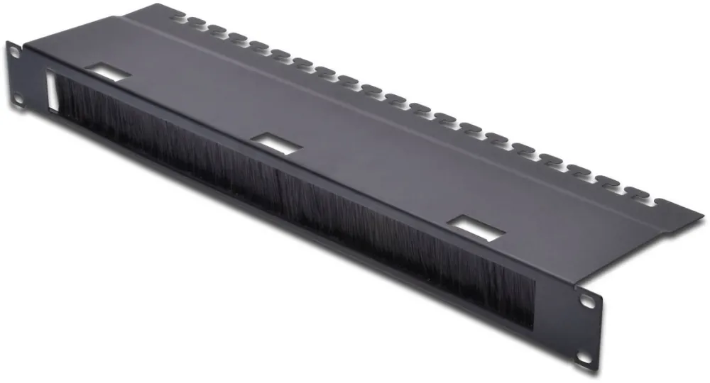 Accesoriu Retea Digitus rack cable management panel DN-19 ORG-3U-SW - 1U