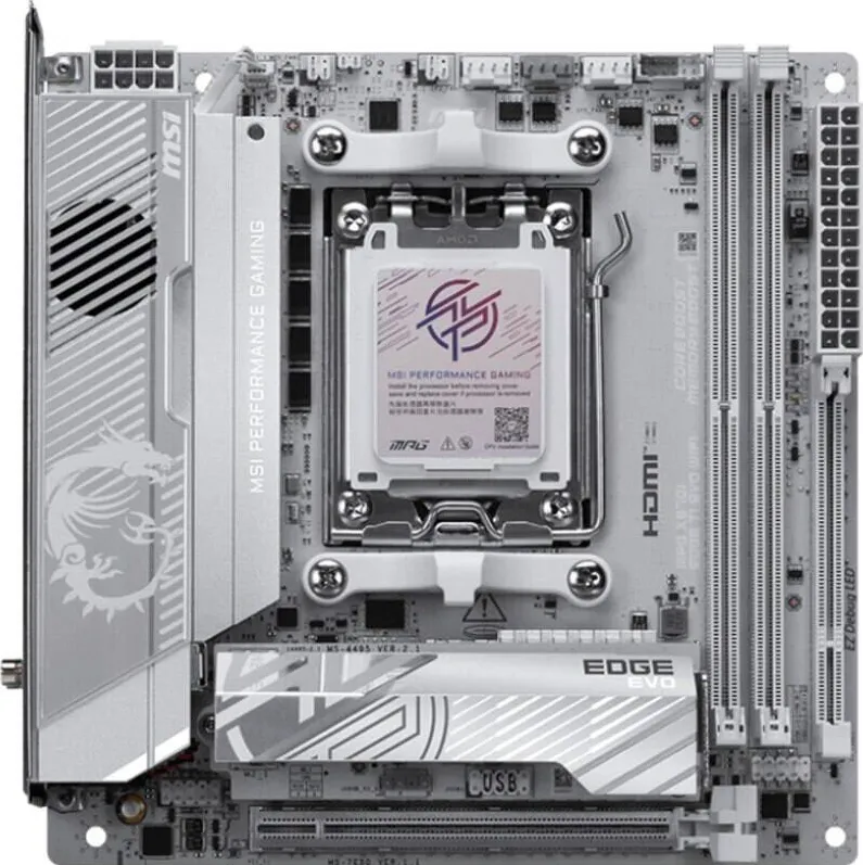 Placa de Baza MSI MSI MPG X870I EDGE TI EVO WIFI - motherboard - mini ITX - Socket AM5 - AMD X870