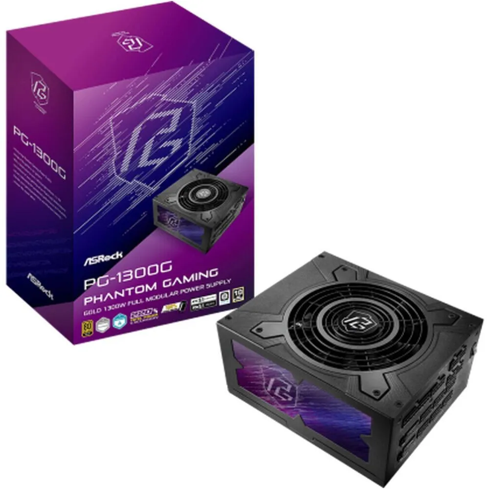 Sursa PC ASRock ASRock Phantom Gaming PG-1300G - power supply - 1300 Watt