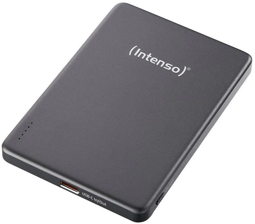 Intenso Magnetic Wireless Power Bank 10000 mAh Grey USB-C
