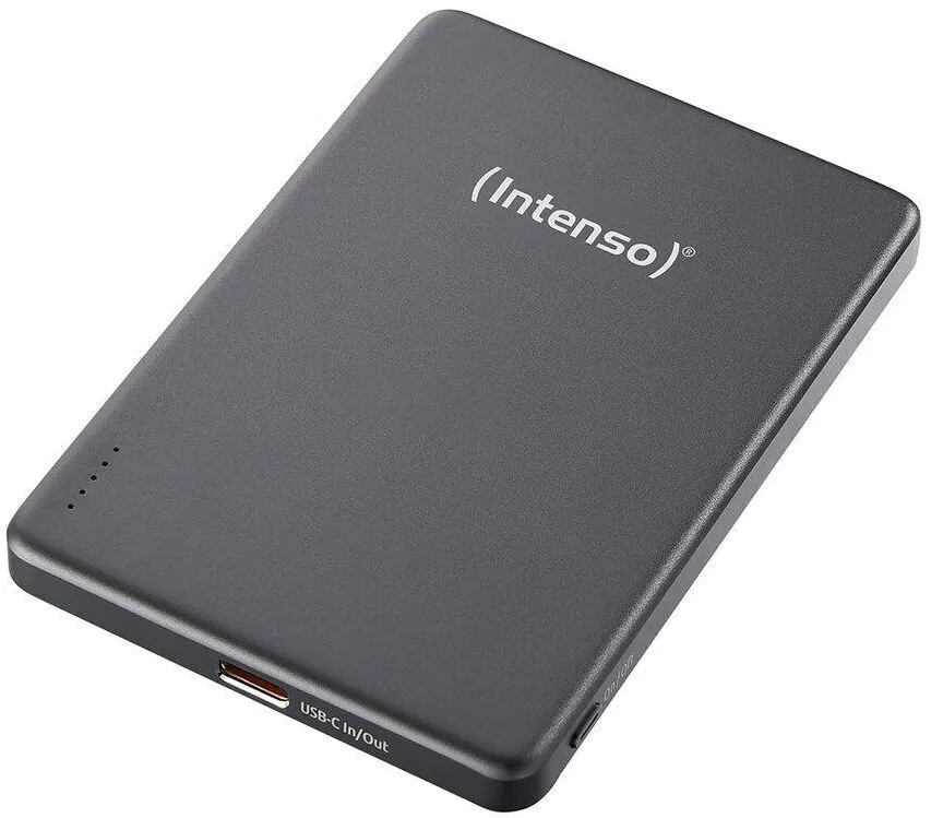 Intenso Magnetic Wireless Power Bank 5000 mAh Grey USB-C