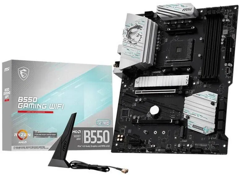 Placa de Baza MSI MSI B550 Gaming WiFi             (B550,AM4,ATX,DDR4)