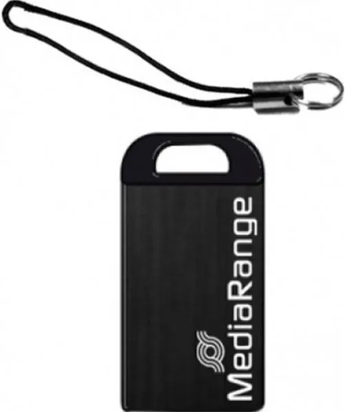 Memorie USB MediaRange MediaRange USB-Stick 32GB USB 2.0 Nano Schlüsselanhänger, sw