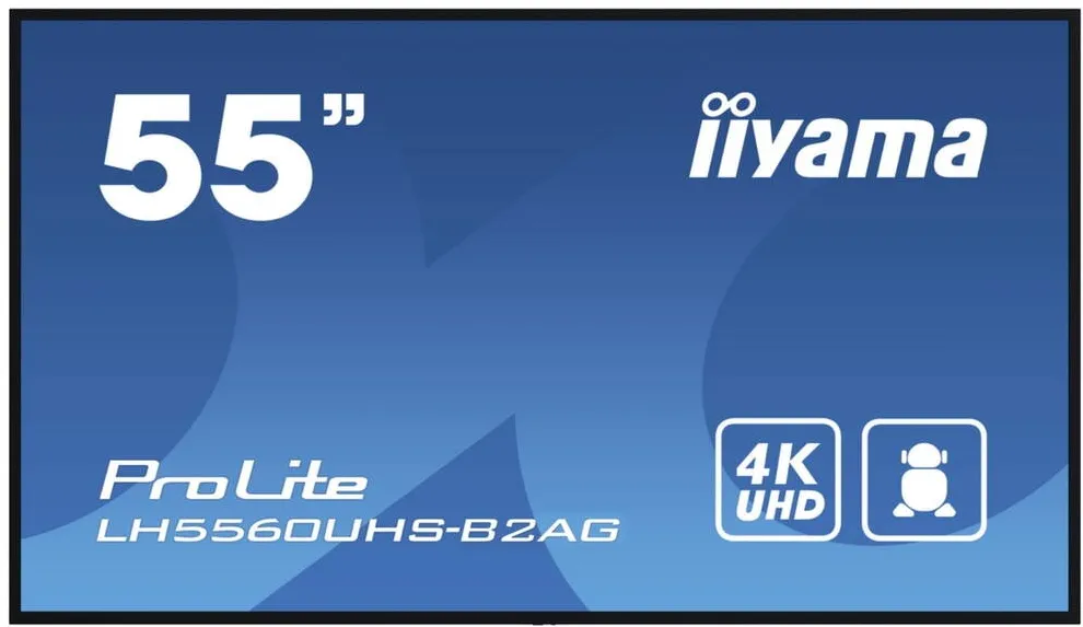 Display Profesional IIyama IIYAMA 139.0cm(55") LH5560UHS-B2AG 16:9 3xHDMI+2xUSB VA (Speditionsversand)