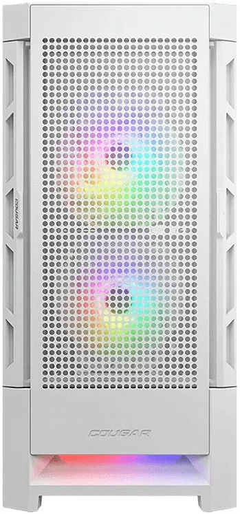 Carcasa PC Cougar COUGAR Gehäuse Midi-Tower Airface ARGB, Weiß
