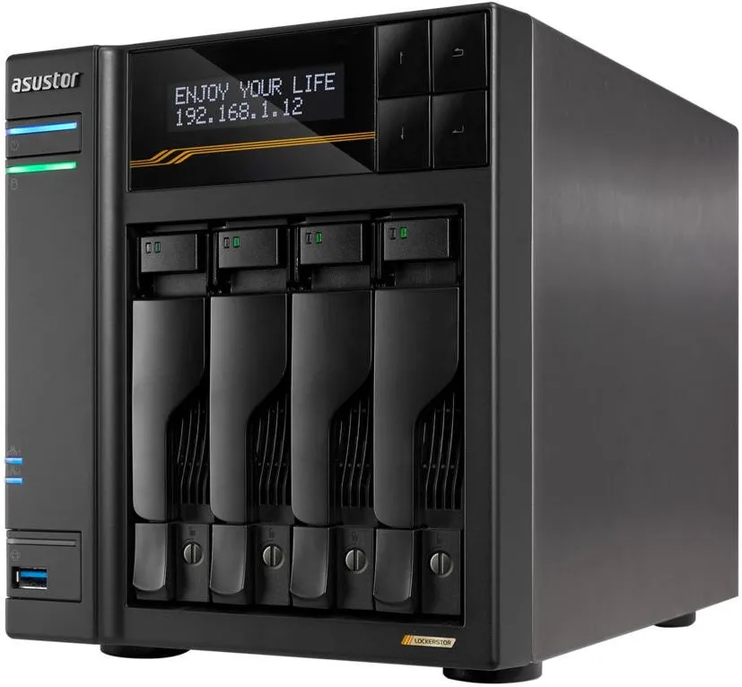 Network Attached Storage Asustor Asustor Lockerstor 4 Gen3 AS6804T 4-Bay