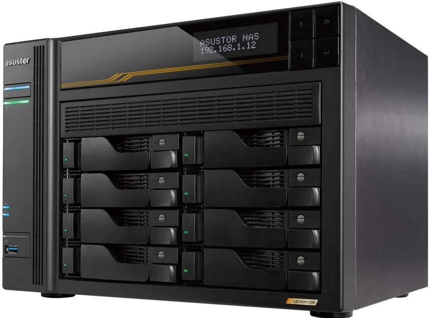 Network Attached Storage Asustor Asustor Lockerstor 8 Gen3 AS6808T 8 Bay