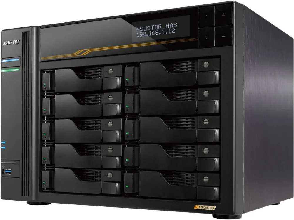 Network Attached Storage Asustor Asustor Lockerstor 10 Gen3 AS6810T 10 Bay
