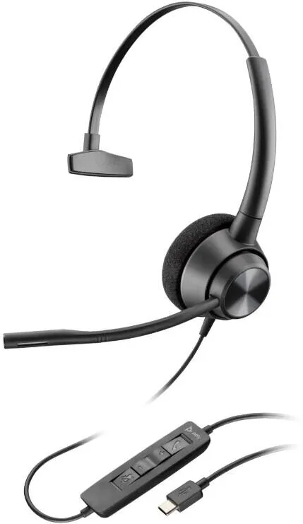 Casti Office/Call Center Poly Headset EncorePro 310 Stereo USB-A TAA