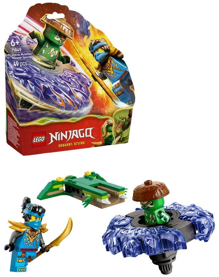 LEGO NINJAGO 71849 Nya vs. Elemental Monster Spinner Battle