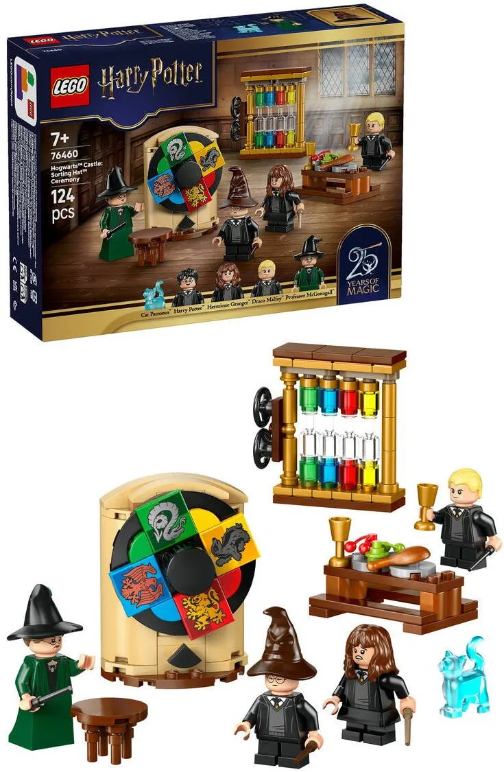 Set constructie LEGO Harry Potter 76460 Castelul Hogwarts Ceremonia jobenului magic 124 piese