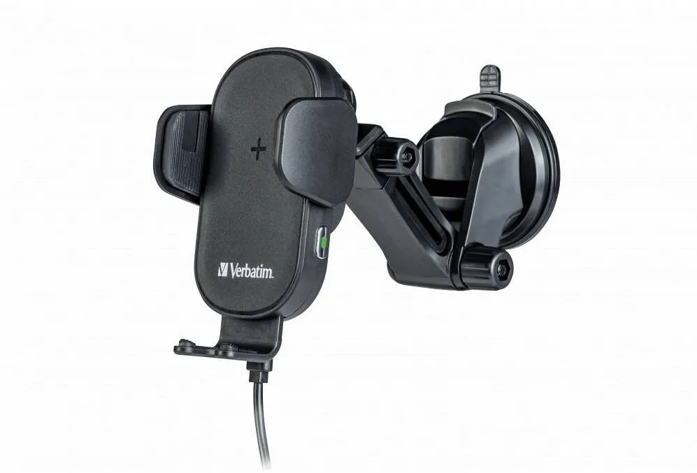 VERBATIM Verbatim Fast Qi Fast Wireless Car Charger USB-C 15W     FWC-01