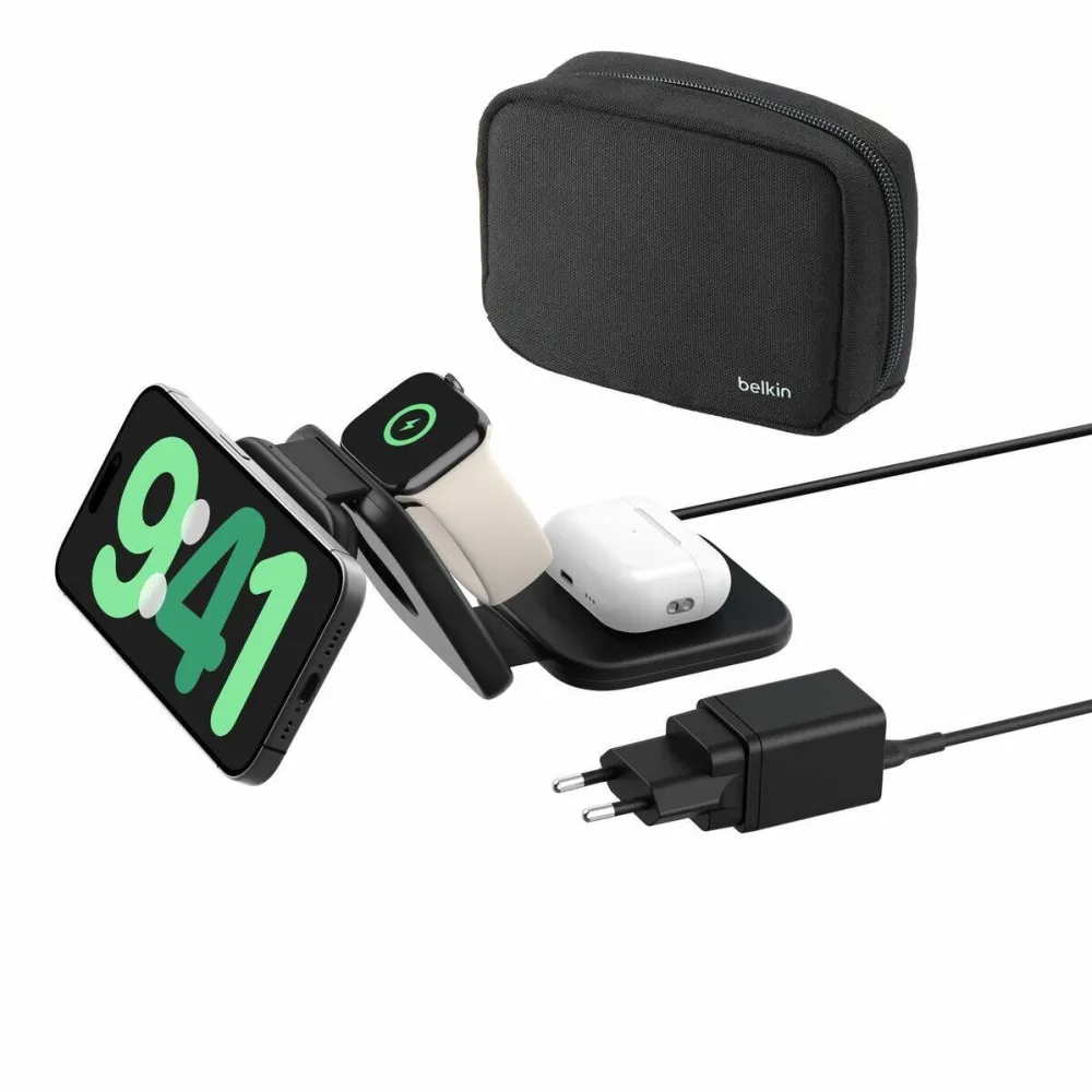 BELKIN Belkin Boost Charge PRO Qi2 3in1 magn.fold.trav.Charg. WIZ024vfBK