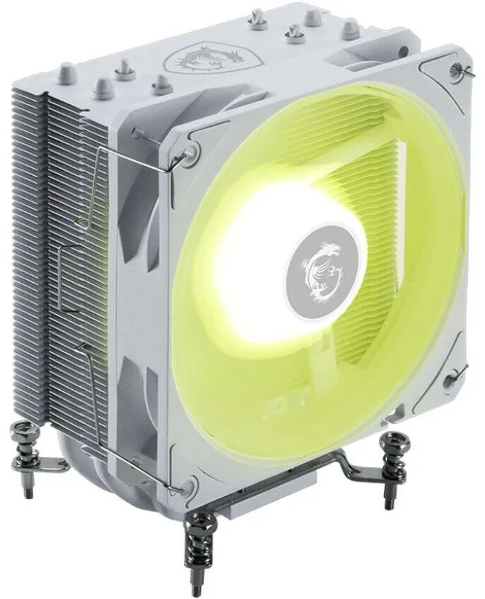 Cooler MSI MAG COREFROZR AA13 WHITE Global ARGB Gen2 Fan W/GREASE/HEAT PIPE-4