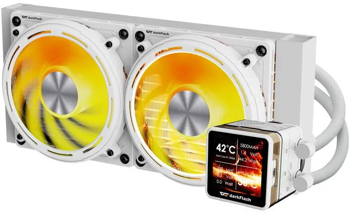 Cooler Darkflash Water Cooler DE240 White