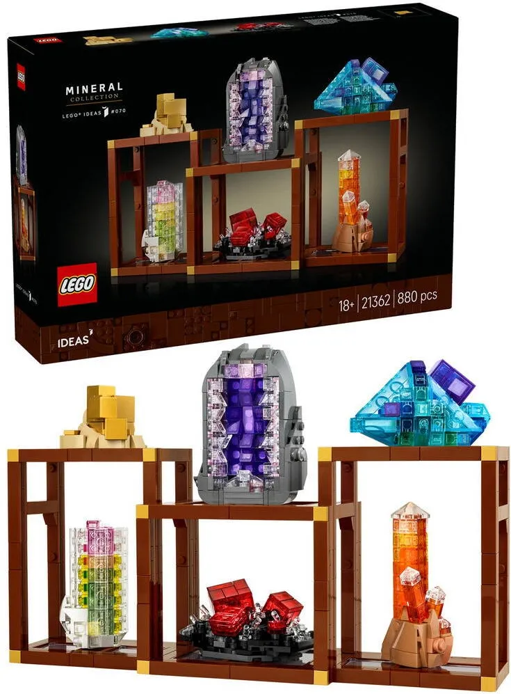 LEGO Ideas - Colectia minerala 21362, 880 piese