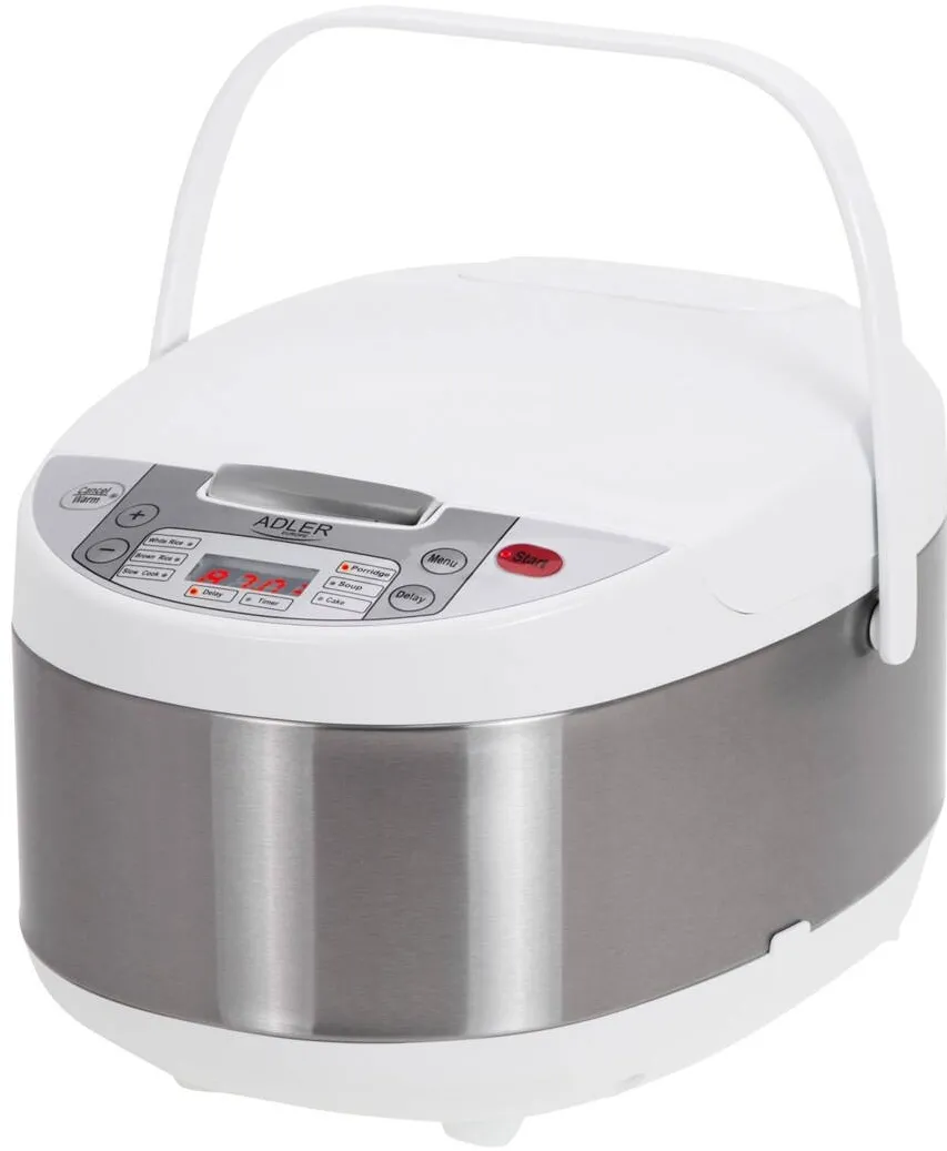Multicooker Adler AD 6420 6 in 1 3,25 L 700 W argintiu/alb