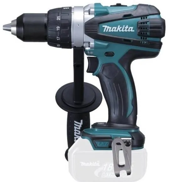 Makita DDF458Z - Masina de gaurit si insurubat fara acumulatori si incarcator, Li-Ion, 18 V, - Ah, 91 Nm, led iluminare