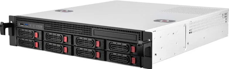 Carcasa server Silverstone RM21-308 Rackmount , 2U, Micro-ATX - Negru