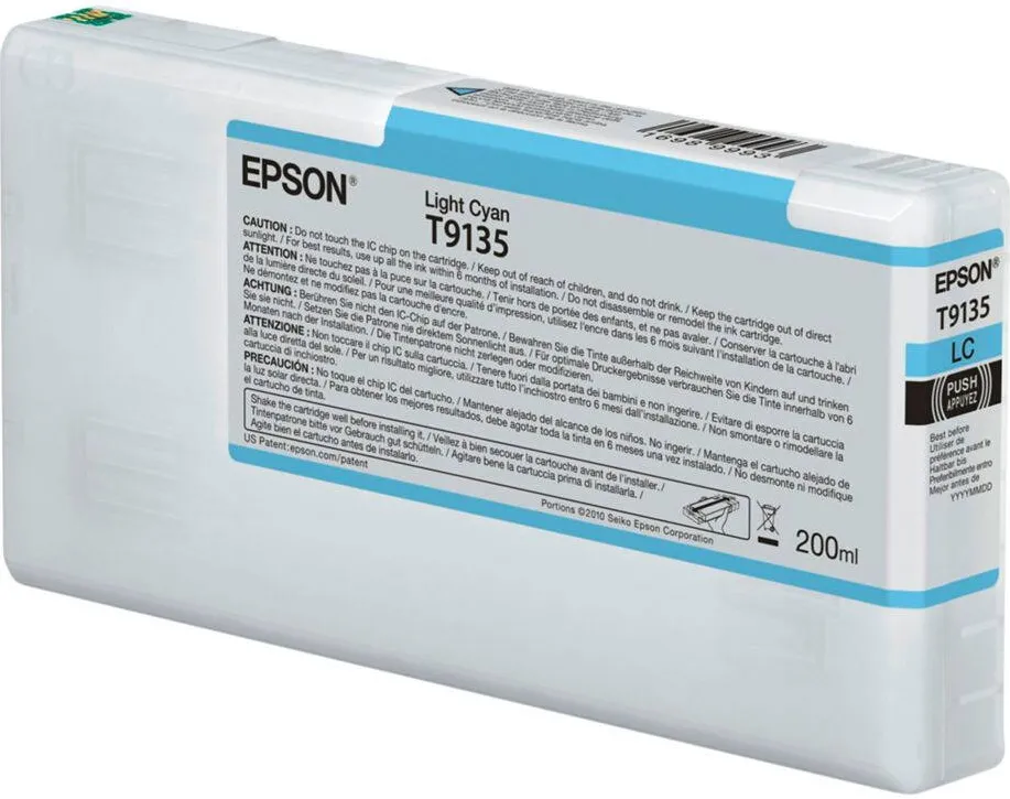 Cartus Imprimanta Epson T 913 200 ml T 9135 Light Cyan