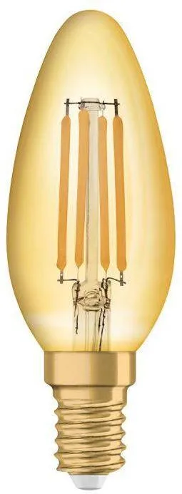 Osram Bec LED Vintage 1906 CLAS B, E14, 4W (35W), 410 lm, lumina calda (2400K), cu filament