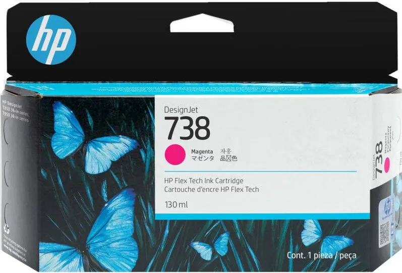 Cartus Imprimanta HP 738 130 ml Magenta