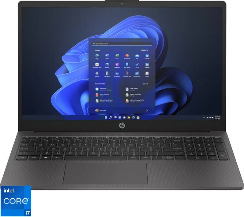 Laptop HP 15.6 250 G10, FHD, Procesor Intel Core i7-1355U (12M Cache, up to 5.00 GHz), 16GB DDR4, 512GB SSD, Intel Integrated Graphics, Win 11 Pro, Dark Ash Silver"