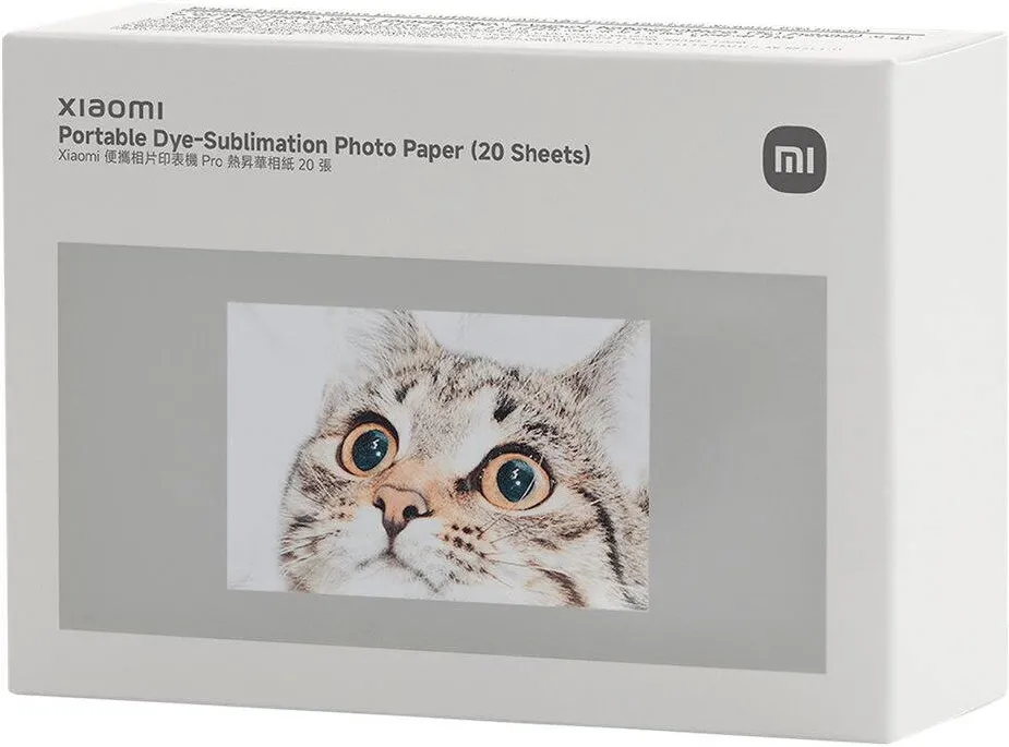 Hartie Foto Xiaomi Xiaomi Portable Dye-Sublimation Photo Paper (20 Sheets)