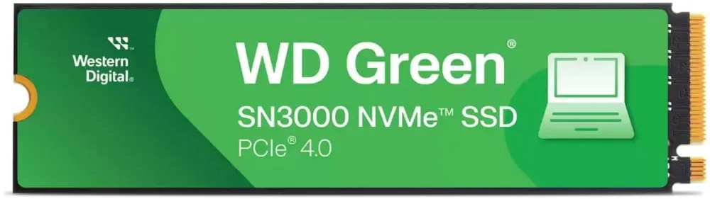 SSD SanDisk WD SSD Green SN3000 - 1 TB - M.2 2280 - PCIe 4.0 x4 NVMe