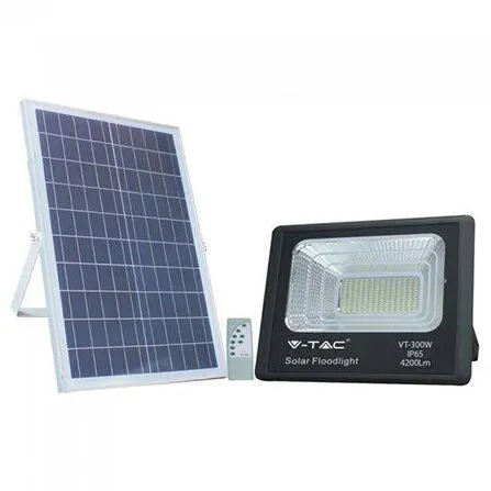 V-TAC Reflector LED 50W 6000K cu incarcare solara