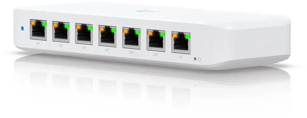 Switch UBIQUITI USW-Ultra-210W-EU 8x RJ45 1000Mb/s PoE+ PoE++ Input 210W power adapter included