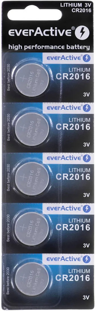 everActive Baterii Lithium mini everActive CR2016 blister 5 pcs.