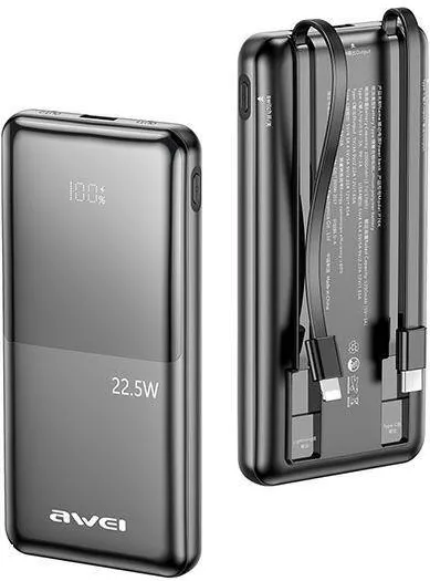 Baterie Externa AWEI 10000mAh P76K 22,5W 4 charging output