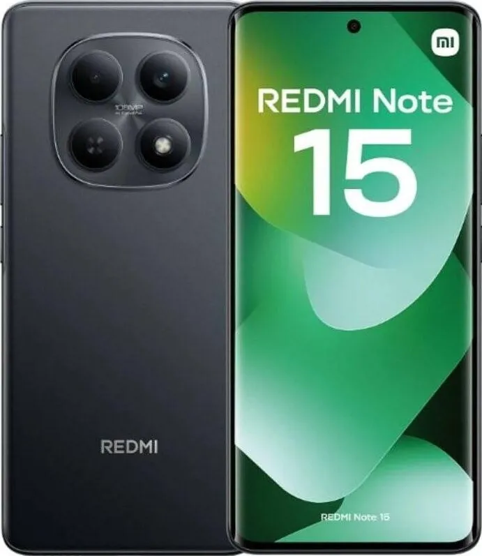 Smartphone Xiaomi Xiaomi Redmi Note 15 (Black) Dual SIM 6.77“ AMOLED 1080x2392/2.4GHz&2.0GHz/128GB/6GB RAM/Android 15/WiFi/BT/4G,MZB0M8GEU