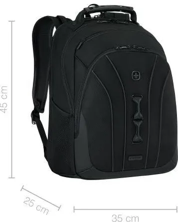 Wenger Wenger, Legacy Black Series, 16" Laptop Backpack, Black